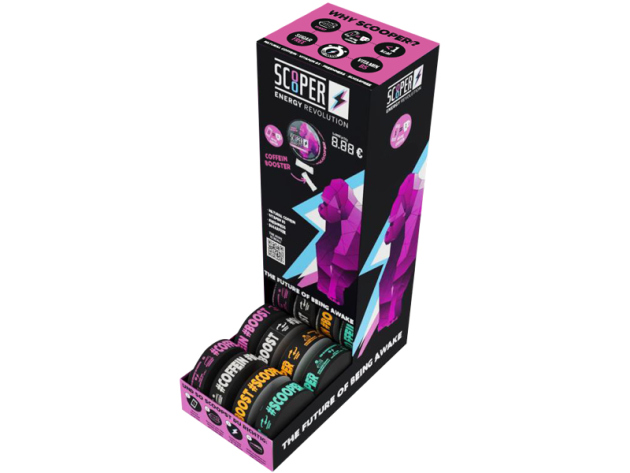 Scooper Energy L Displays 28er befüllt