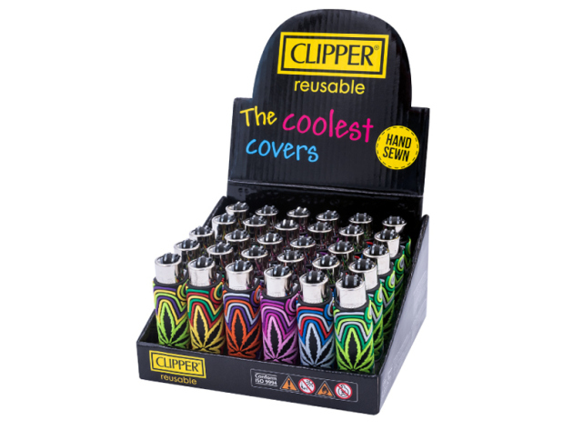 Clipper Cover Pop "Circle Leaves",  genäht, 30er Display