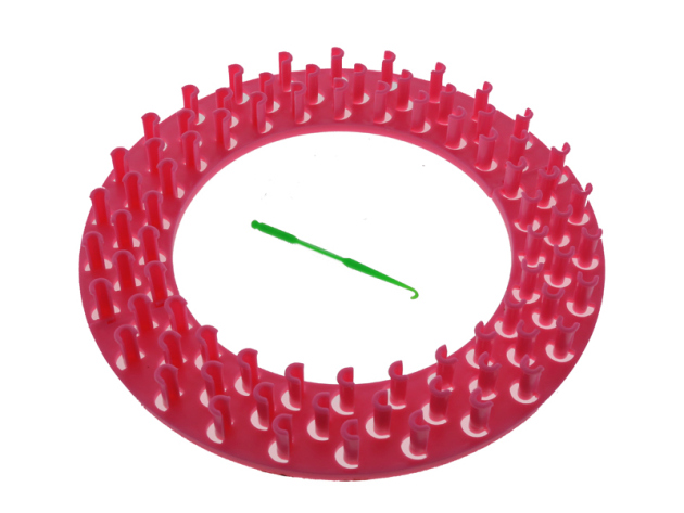 Loom Bands "Runder Loom Webrahmen"- pink