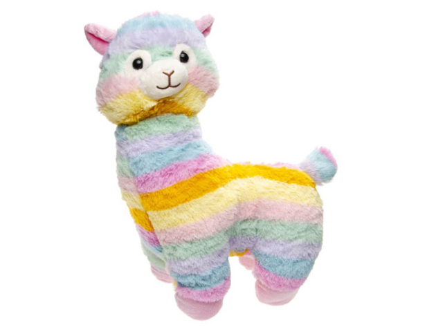 Plüsch Regenbogen Alpaka, 35 cm