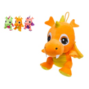 Plüsch Drache, 28 cm, 3-fach sortiert, einzeln