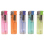 Elektrofeuerzeuge "Transparent", farbig sort. 50er Display, UVP: 12,99 Euro