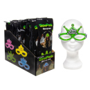 Glitzermaske Happy Birthday,4-fach sort.; einzeln