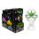 Glitzermaske Happy Birthday,4-fach sort.; einzeln