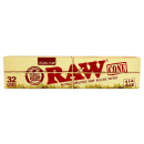 RAW Cones Organic Hemp Size 1 1/4  pre-rolled, 32er Packung