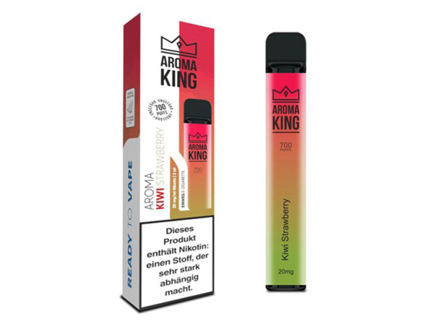 Aroma King - "Kiwi Strawberry" (Kiwi Erdbeere) E-Shisha - Nikotinsalz 20mg - 700 Züge