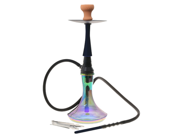 Shisha "Schwarz" Höhe ca. 55 cm; 1 Schlauch