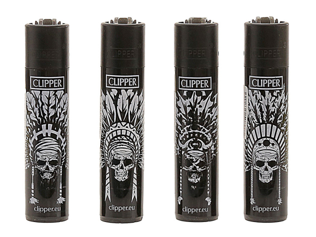 Clipper Large Indian Skulls, 48er Display
