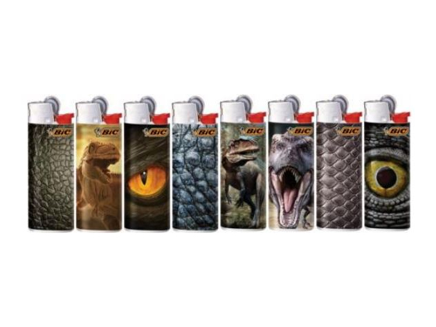 BIC Mini J25 Reibrad Feuerzeuge "Dinos", 50er Display*