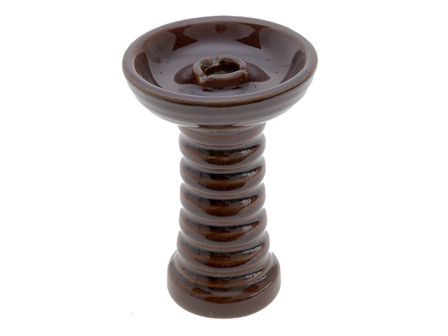 Shisha Kopf Keramik "Coffee" , braun; Höhe ca. 11 c,. Ø ca. 7,6 cm