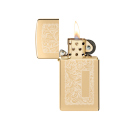 Zippo Feuerzeug - Brass Venetian slim