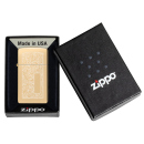 Zippo Feuerzeug - Brass Venetian slim