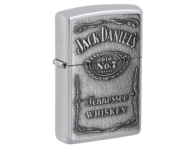 Zippo Feuerzeug - Jack Daniels Emblem chrom