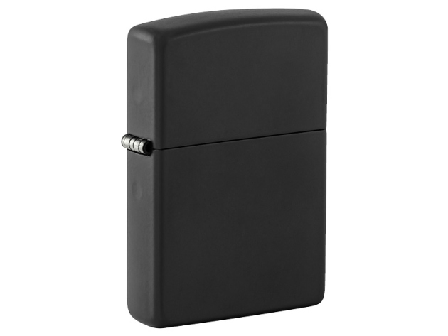 Zippo Feuerzeug - Black matt for Laser Brass