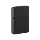 Zippo Feuerzeug - Black matt for Laser Brass