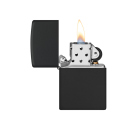 Zippo Feuerzeug - Black matt for Laser Brass