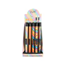 Stabfeuerzeuge "Retro Rubber" , 21cm, 25er Display