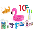 10% auf alle Seifenblasen- & Wasserspielzeuge...