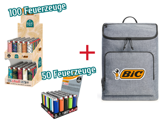 Bic Paket + Bic Kühlrucksack