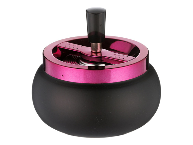 Drehaschenbecher "brombeere-metalllic" Kugel, Ø 13 cm, einzeln