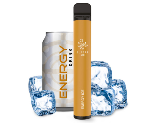 ELFBAR 600 - "Elfergy Ice" (Energie, Eis) - E-Shisha - ohne Nikotin - 600 Züge