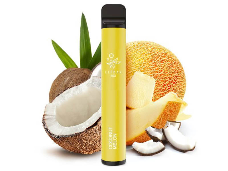 ELFBAR 600 - "Coconut Melon" (Kokos, Melone) E-Shisha - 20 mg - 600 Z
