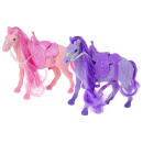 Pferd mit langer Mähne; Höhe 13 cm; 2-fach sortiert- einzeln