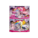 Einhorn mit Puppe; 2-fach sortiert- einzeln