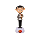 "Mr. Bean" bewegliche Figur mit Solarzelle auf Sockel, Höhe 15 cm; einzeln