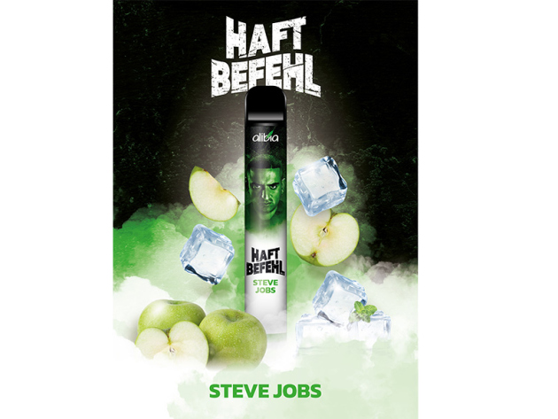 Haftbefehl - "Steve Jobs" (Apfel, Eis) - E-Shisha - 20 mg - 700 Züge