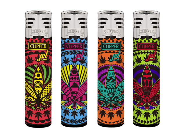 Clipper Jetflame Large MANDALA LEAVES, 48er Display
