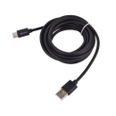Tekmee Ladekabel USB auf USB-C, 3m, schwarz