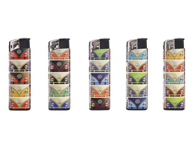 Elektrofeuerzeuge "VW Bulli" 50er Display