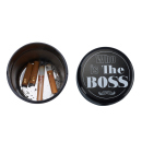 Autoaschenbecher "Big Boss" mit LED, 6er Display