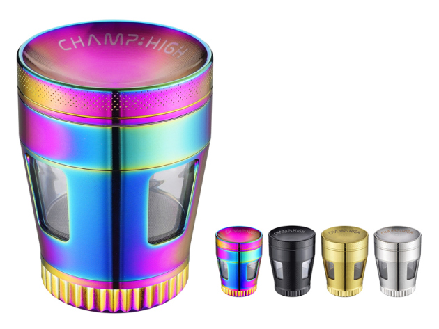 Grinder "Window Curved" 4-tlg., Ø 5 cm, einzeln