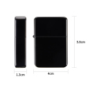 Benzinfeuerzeug "Schwarz matt" 12er Display