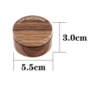 Grinder "Wood" Kunststoff, 2-tlg., Ø 5,5 cm, 12er Display