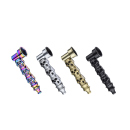 Handpfeife "Skull" 8 cm, 12er Displays