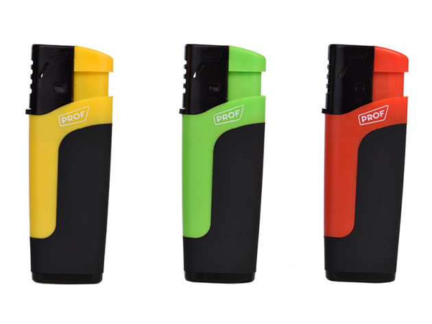 Sturmfeuerzeuge "Colored Flames" 3-fach sortiert, 25er Display