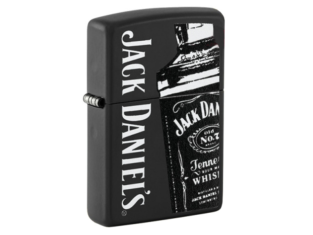 Zippo Feuerzeug - Jack Daniels Black Matte Color Image