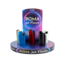 Metallfeuerzeuge "Roma" Jet-Flame, versch....