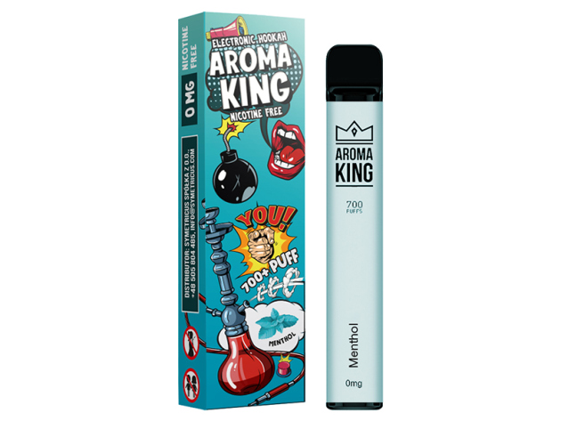 Aroma King - "Menthol" (Menthol) - E-Shisha - ohne Nikotin - ca. 700 Züge