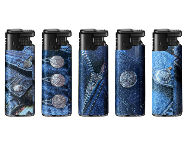 Sturmfeuerzeuge "Jeans" 50er Display