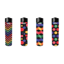 Reibradfeuerzeuge &quot;Geometric II&quot; 24er Display