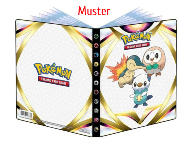 Pokémon Sammelalbum -  versch. Motiven- 4-Pocket Portfolio ( Ca.DIN A5)