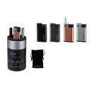 Cigar-feuerzeug "Debden" blue flame, with Cigar-ablage