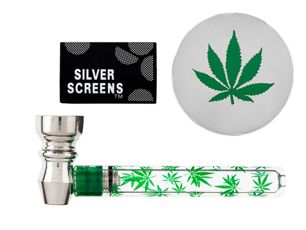 Dreamliner Set Pfeife,Grinder, Siebe, Ø 9,5cm