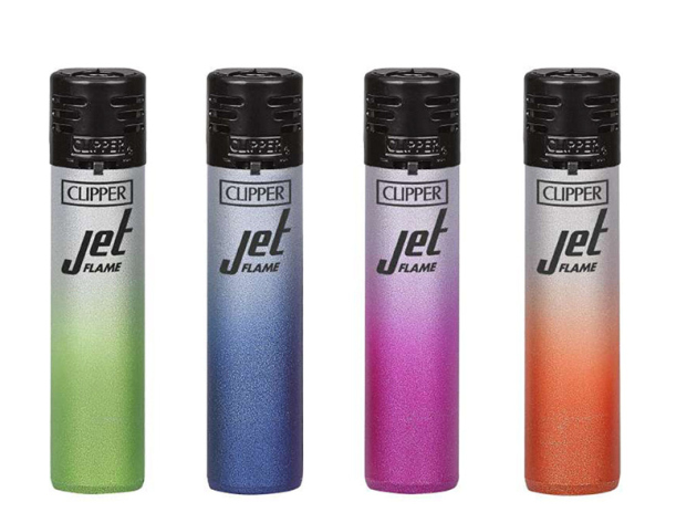 Clipper Jetflame Large SILVER GRADIENT, 48er Display