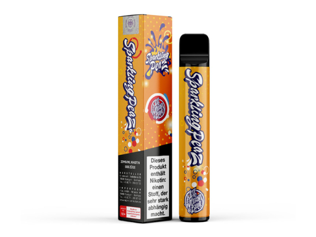 187 Strassenbande - Sparkling Peaz (Eistee mit Pfirsich) -  E-Shisha - 20 mg - 600 Züge
