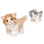 Plüsch Katze, 18 cm, 2-fach sortiert, einzeln